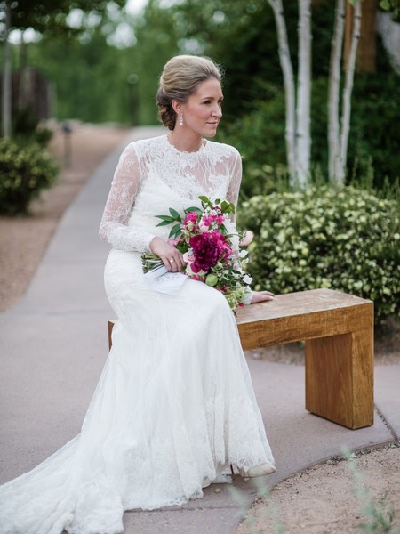 Santa Fe Desert Wedding: Modern Cacti Decor & Destination Celebration