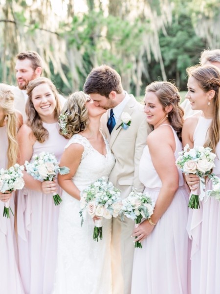 A Nautical Blue Blush and Gold Wedding in Palm Harbor Florida