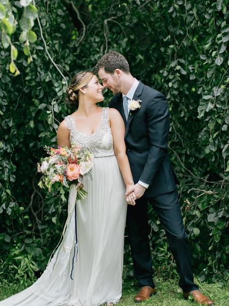 Colorful Boho Wedding with Geodes: Kate & Brian's Dream Day