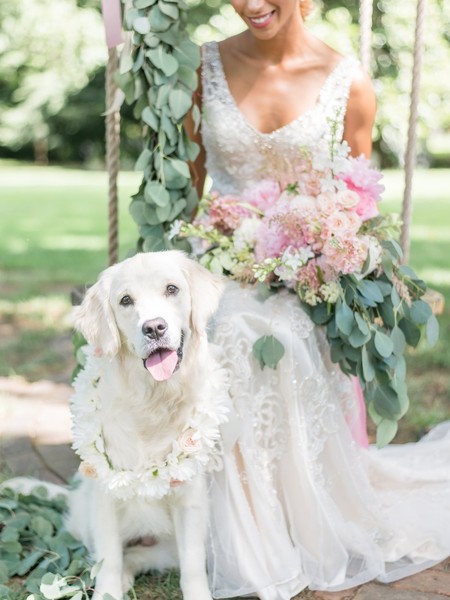 Romantic Brunch Wedding Inspiration with Coffee and Donuts