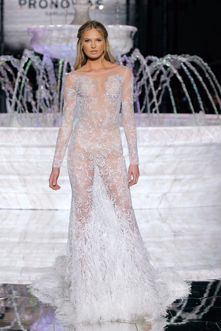 Atelier Pronovias 2018 Wedding Dresses Runway Show with Kate Upton