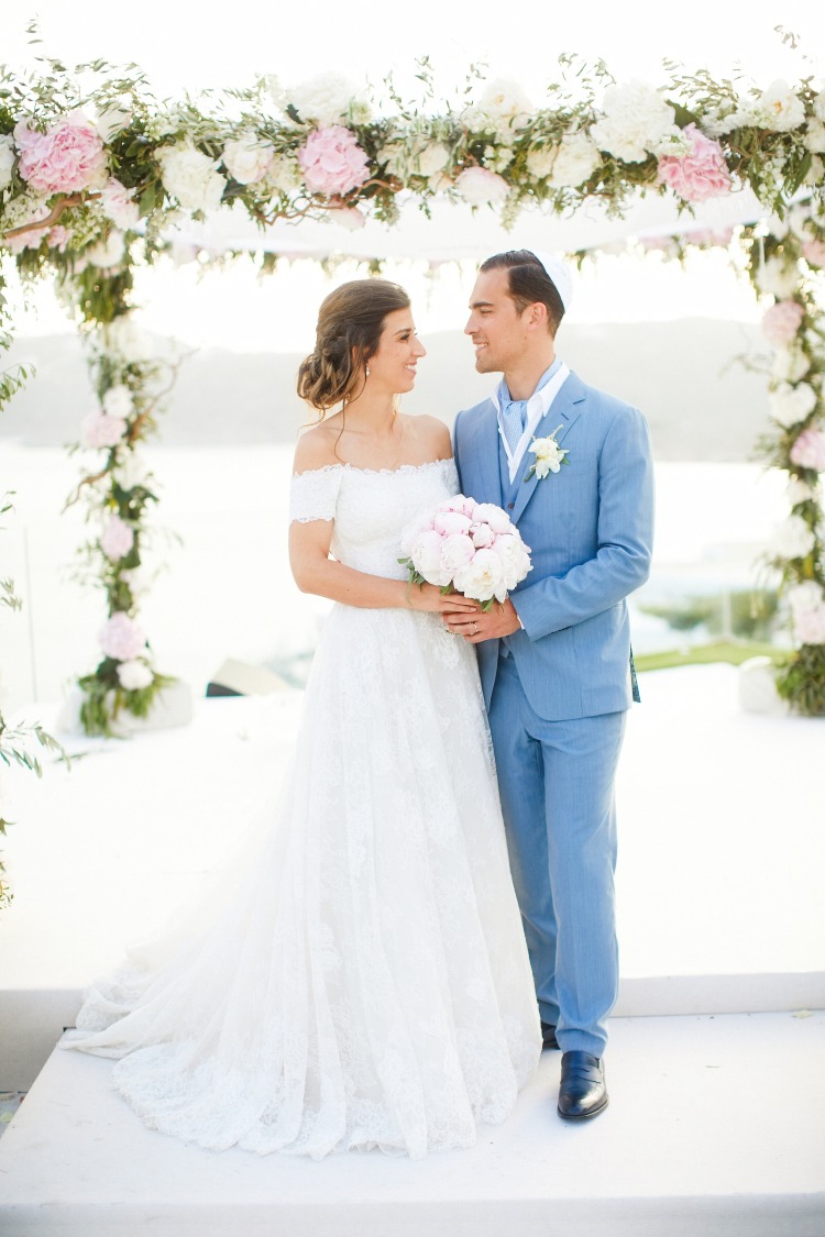 Chic Greek Wedding Inspiration: Cliffside Bliss in Mykonos