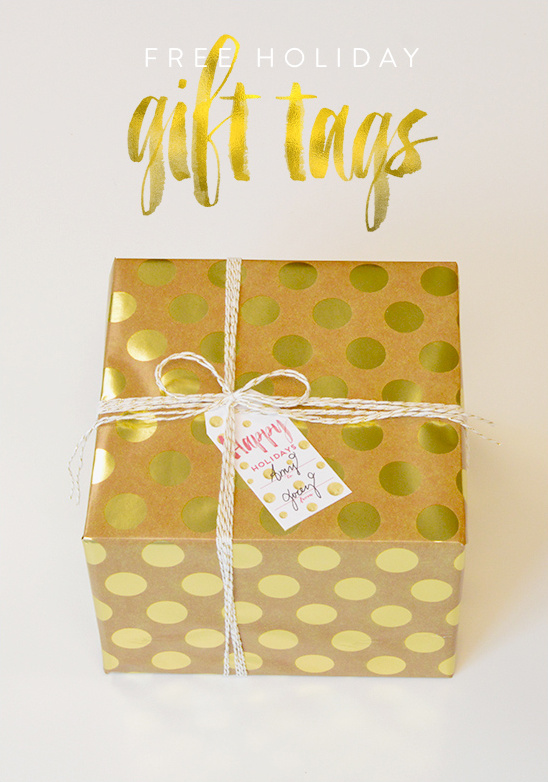 Free Holiday Gift Tags & Christmas Cards to Download & Print!