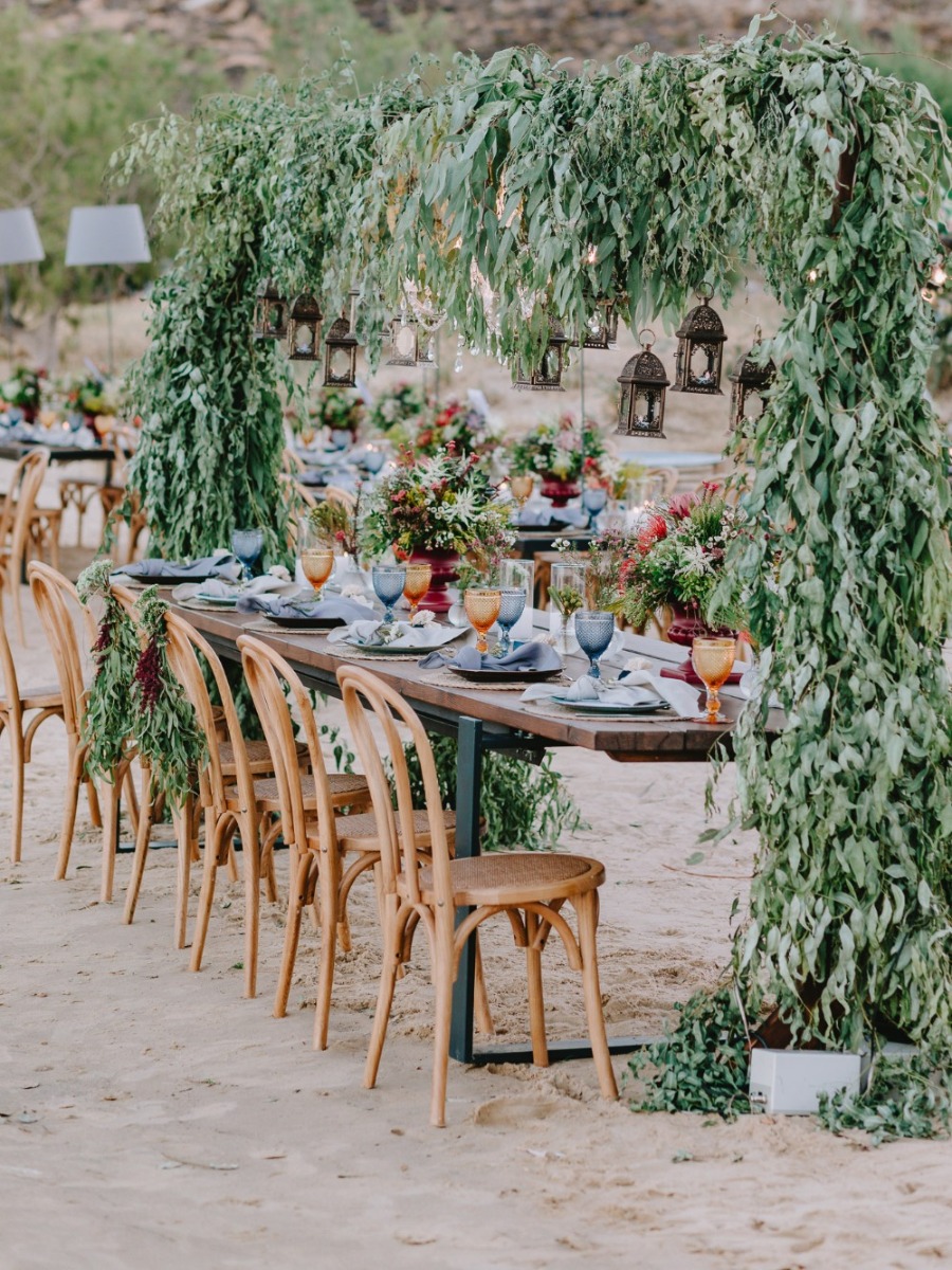 Serifos Greek Island Beach Wedding with Moroccan Charm