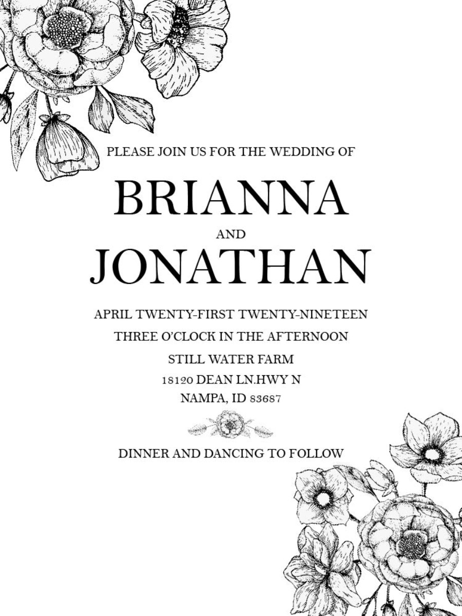 Free Botanical Wedding Printables: Invitations & More | Botanical Suite