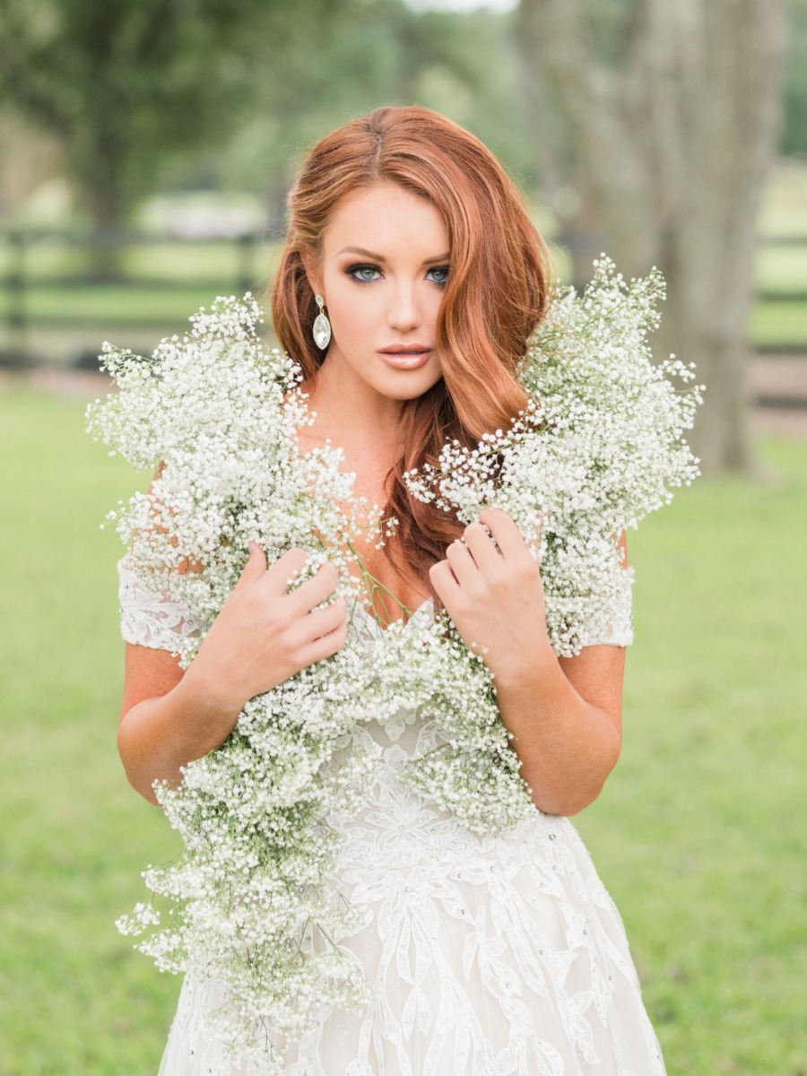 Elegant All-White Wedding Inspiration at Sandlewood Manor