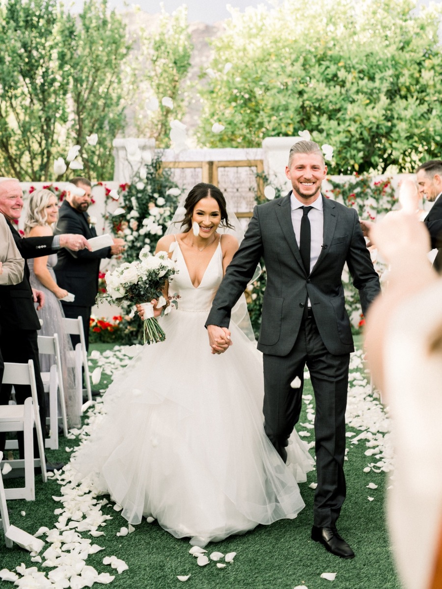 Elegant Garden Soirée Wedding at El Chorro Lodge in Paradise Valley