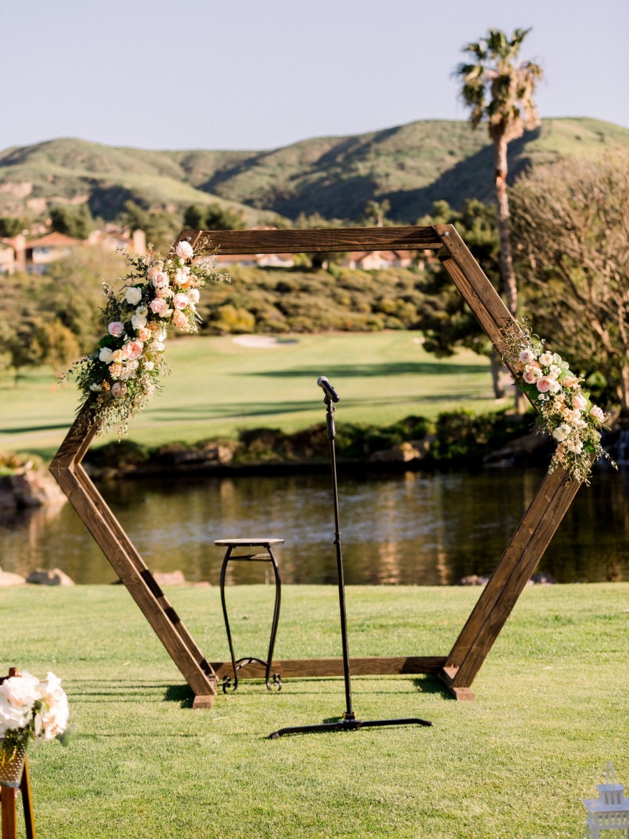 Chic San Juan Hills Wedding: Blush, Navy, & Disney Magic!