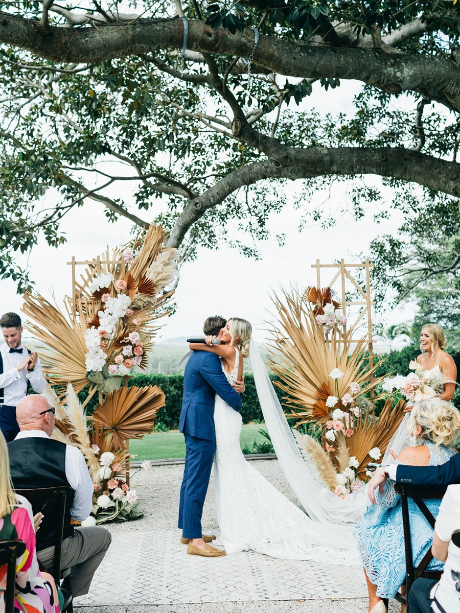 Romantic Byron Bay Wedding: Fig Tree Restaurant's Bohemian Charm