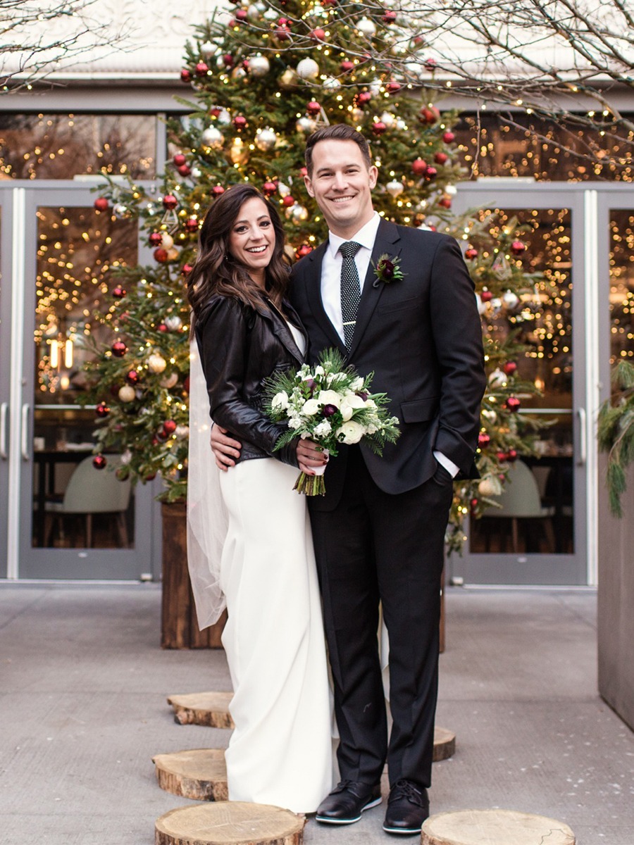Christmas Wedding: Romantic, Candlelit Ceremony Captured by Emma Mullins
