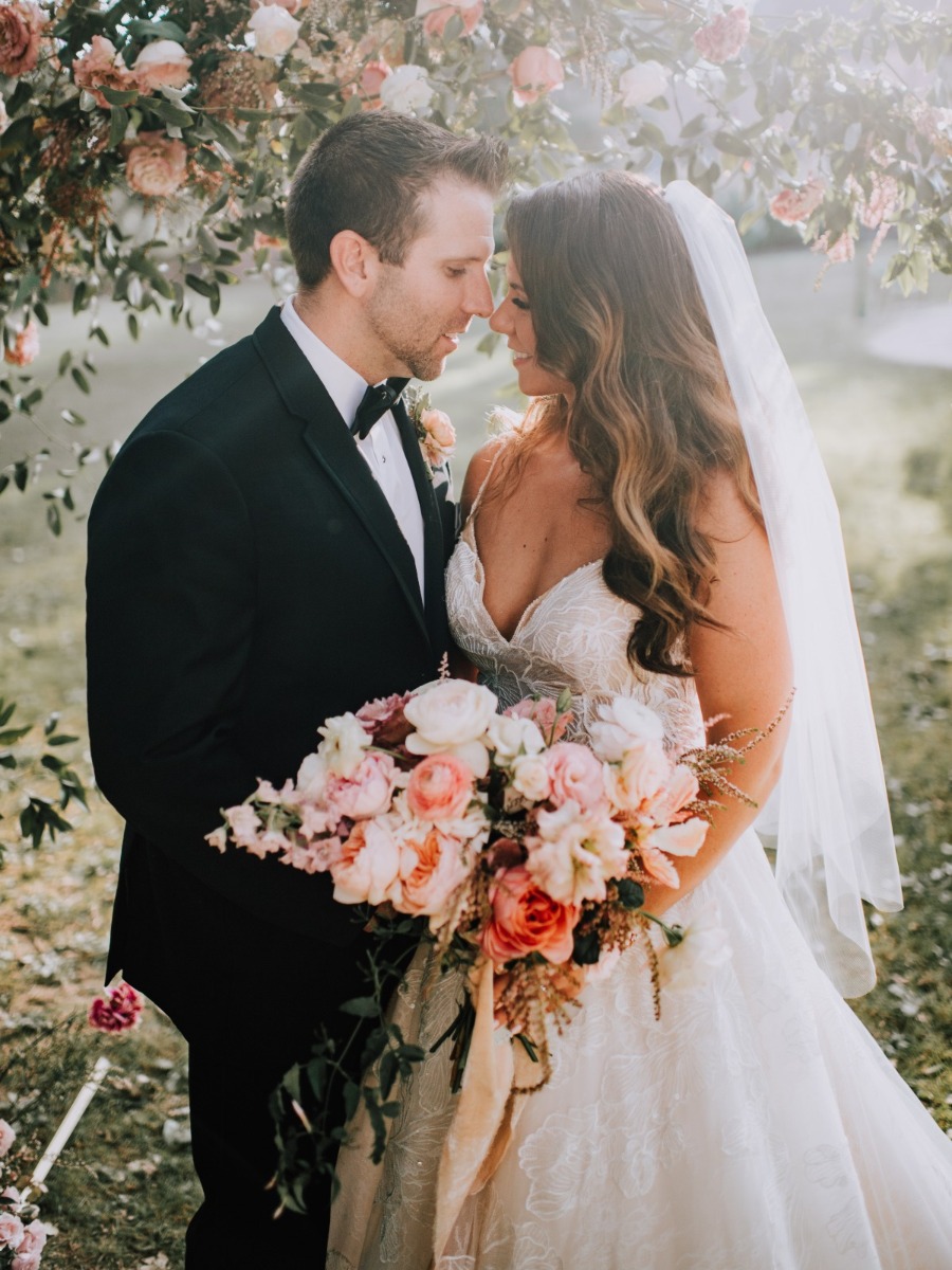 Elegant English Garden Wedding at Aldie Mansion: Summer Floral Inspiration