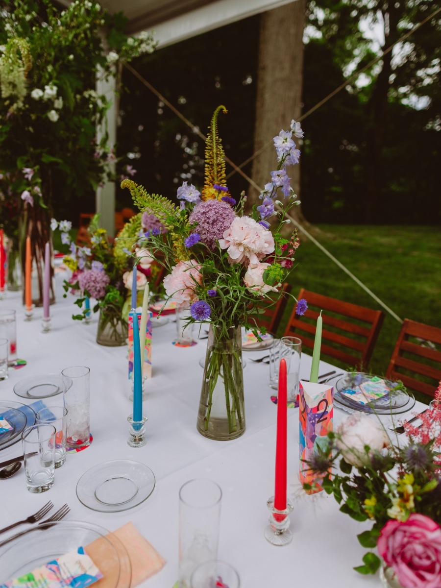 DIY Rainbow Backyard Wedding: Fun, Eclectic, and Unforgettable!