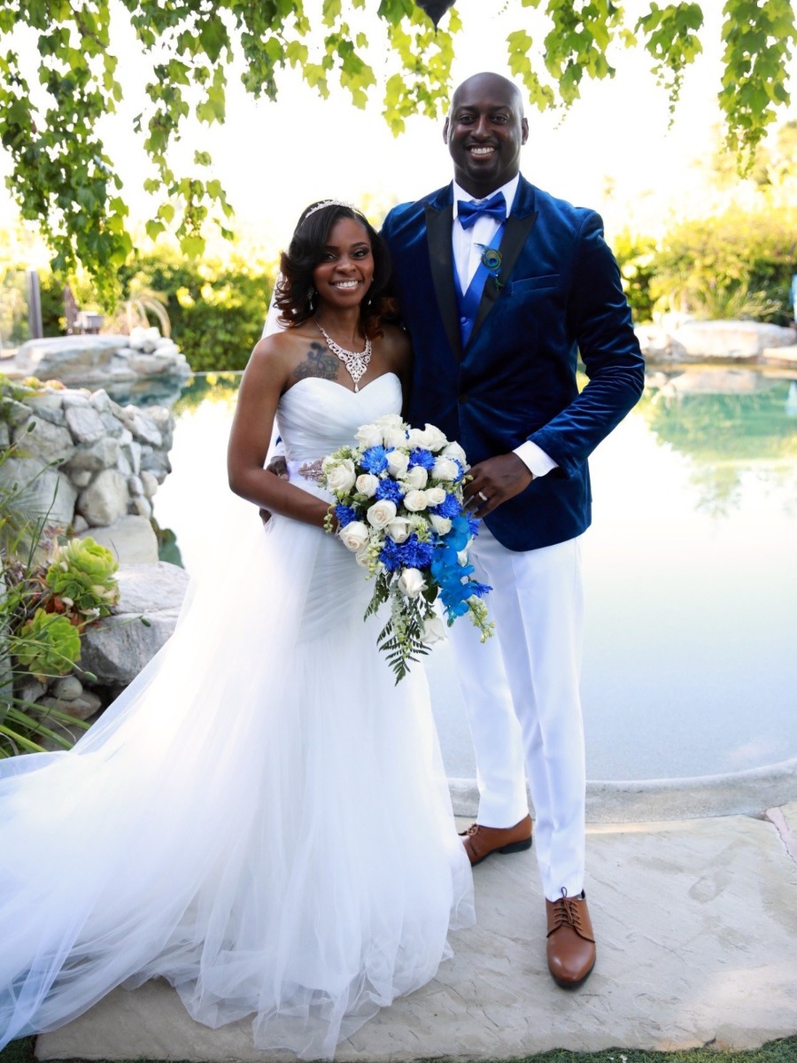 Peacock Wedding: Tavonya & Rashad's Pandemic Love Story & DIY Celebration