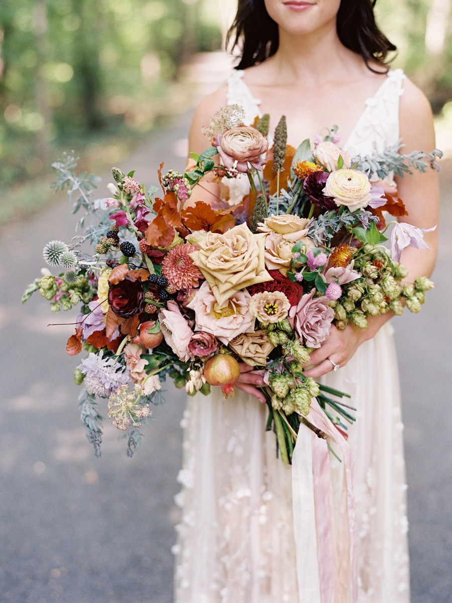 Whimsical RT Lodge Wedding in East Tennessee with Stunning Florals