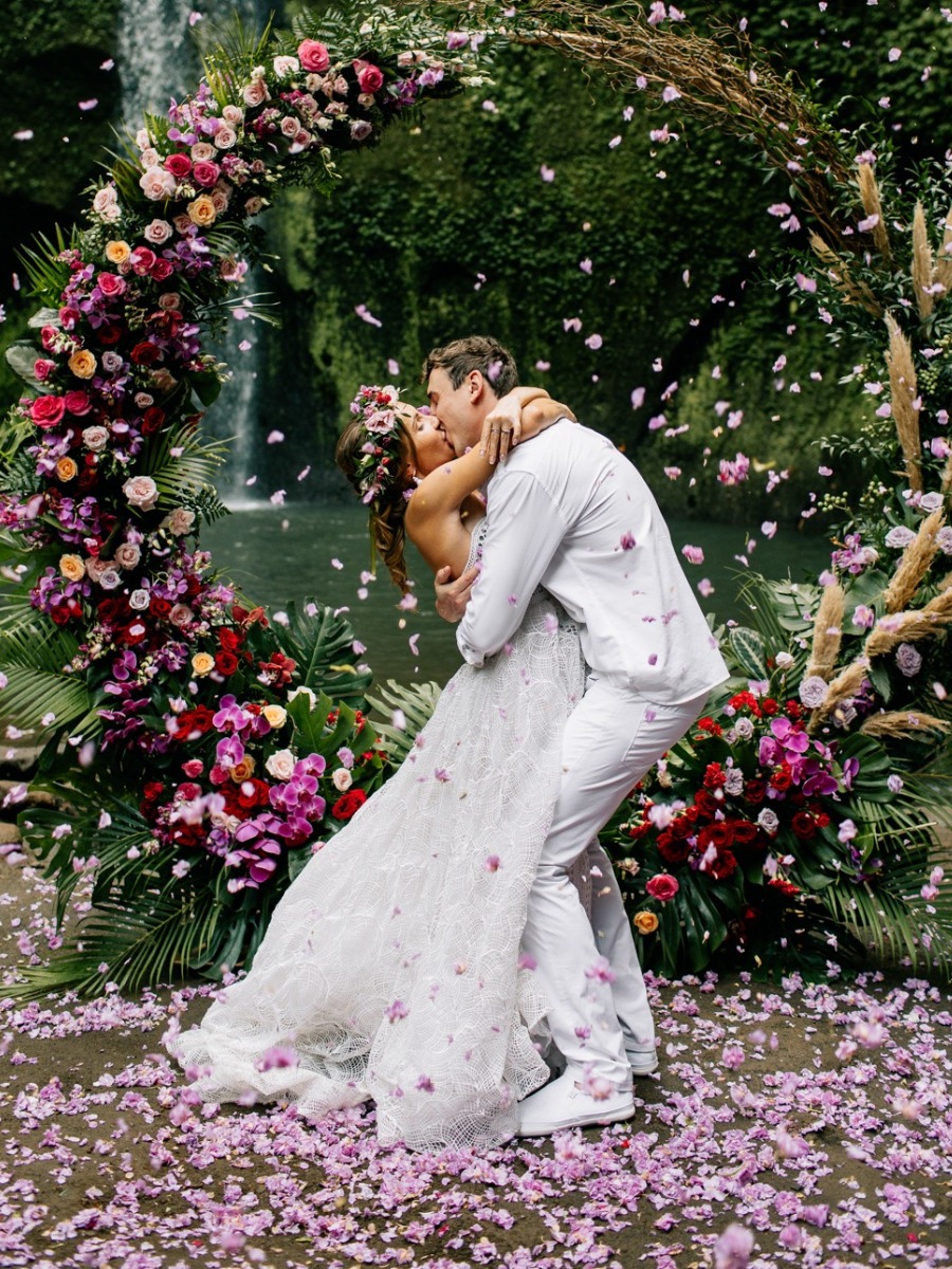 Bali Waterfall Elopement: A Dream Destination Wedding Revealed