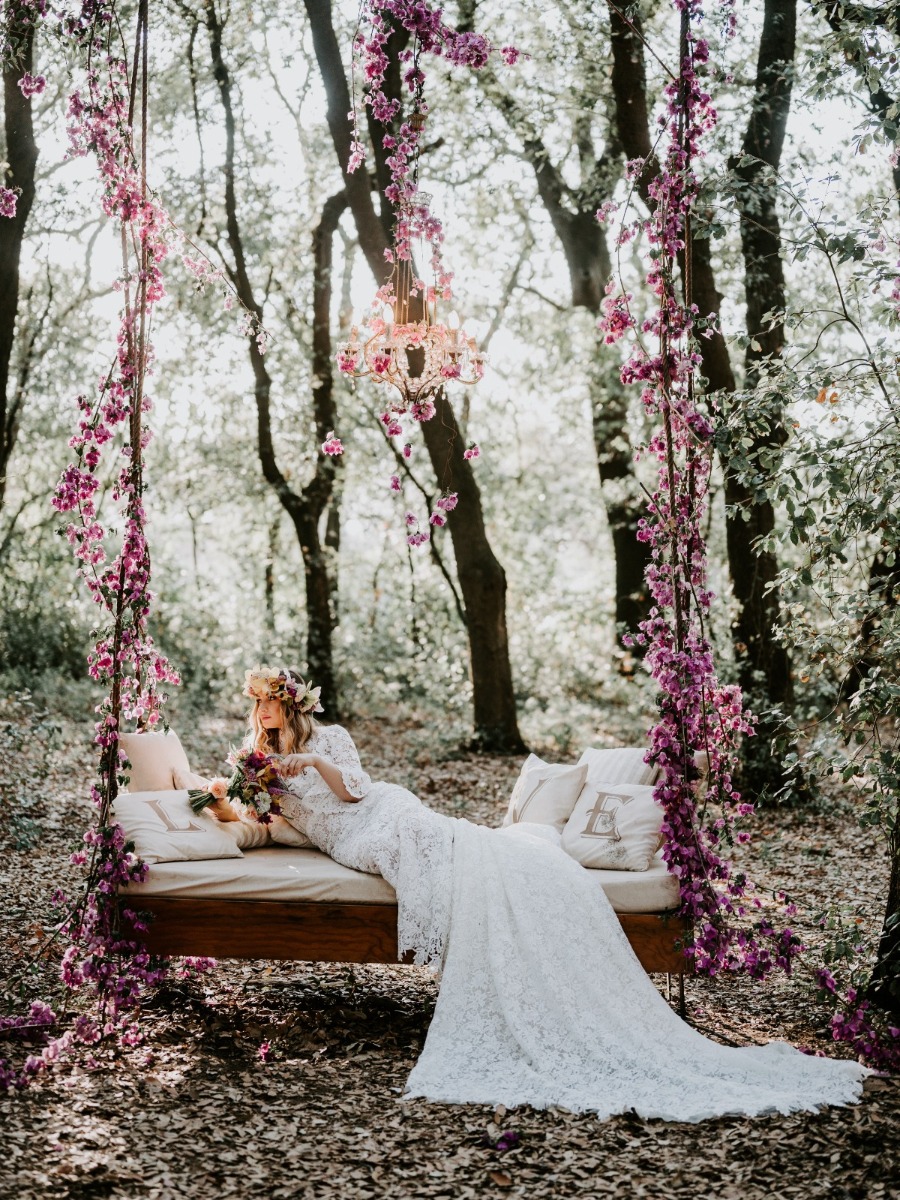 Enchanted Woodland Wedding Inspiration: Fairytale Dream Come True