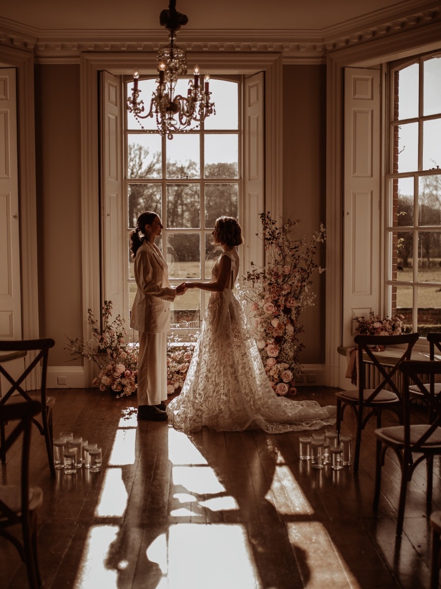 Ethereal Micro-Wedding Inspiration at Iscoyd Park, Shropshire