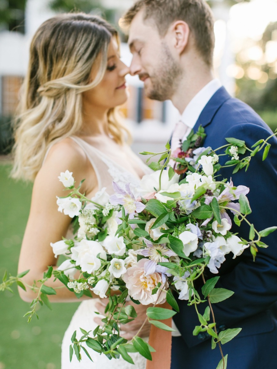 Elegant Brunch Wedding Inspiration: Pastel Florals, Style, and Southern Charm
