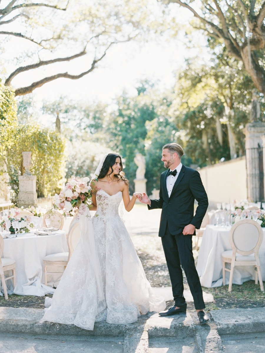 Miami Fairytale: Vizcaya Gardens Wedding with European Elegance