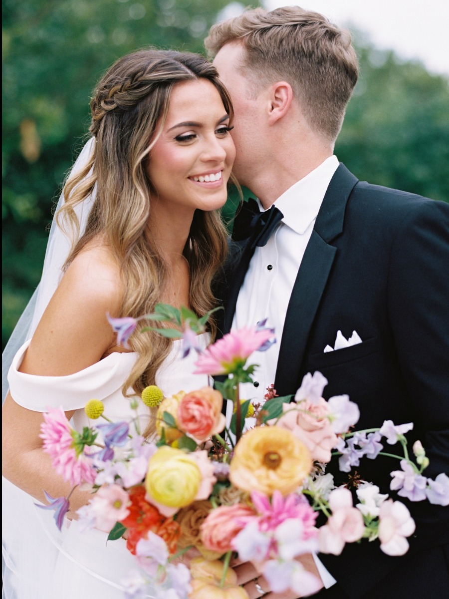 Colorful Spring Wedding: Modern Celebration with Whimsical Florals