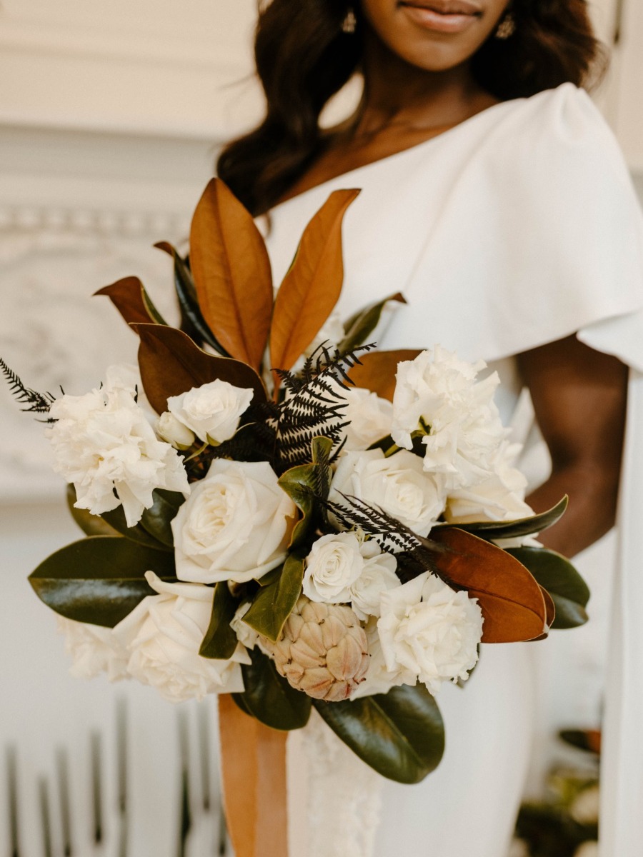Modern Fall Wedding: Ivory, Green & Rust with Southern Charm
