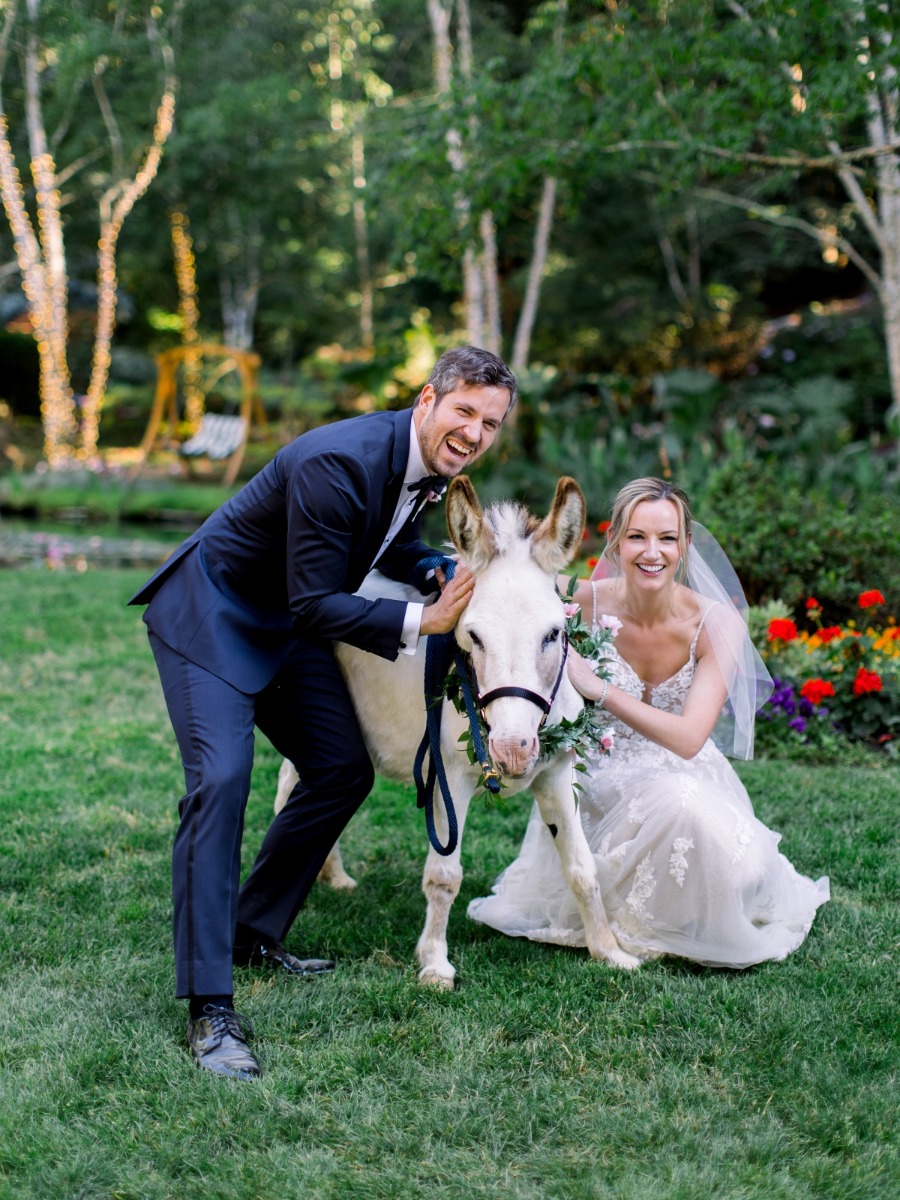 Redwood Forest Fairytale: A Joyful Wedding Reimagined with Color & Swans