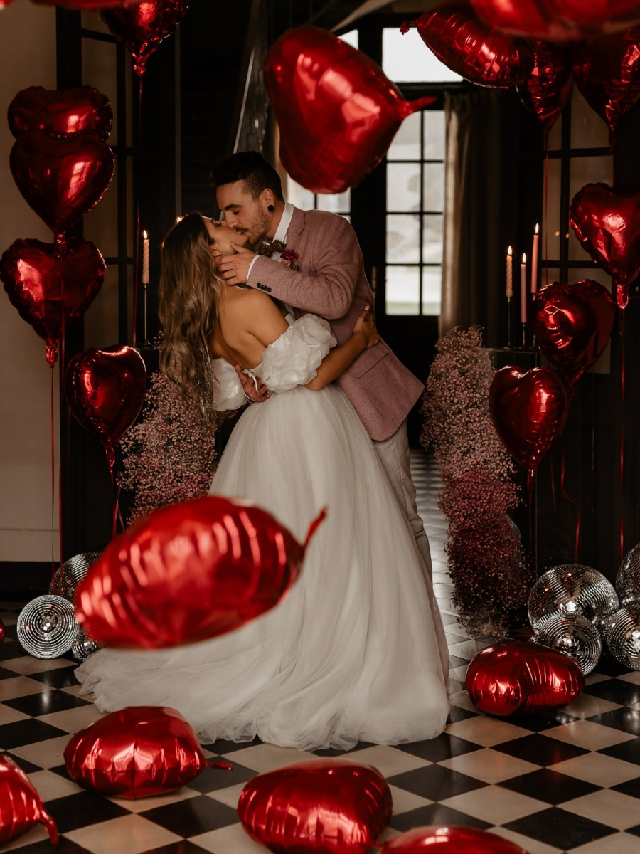 Modern Elopement at Chateau De Garde: Moody, Unique, and Romantic