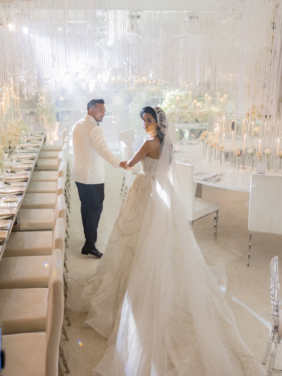 This wedding is so over the top glam, do you think you can handle it?