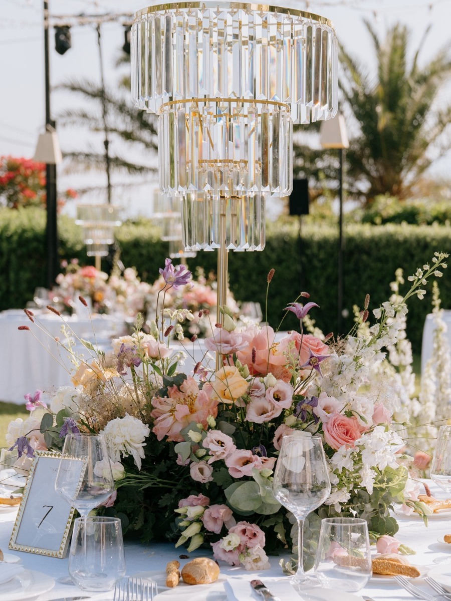 The bride literally walked on water at this dreamy italian wedding