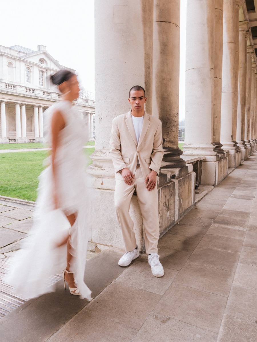 Modern romance was the vision for this stunning elopement shoot
