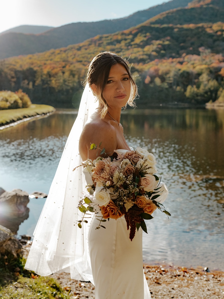 You'll want to steal the guestbook idea from this vermont wedding