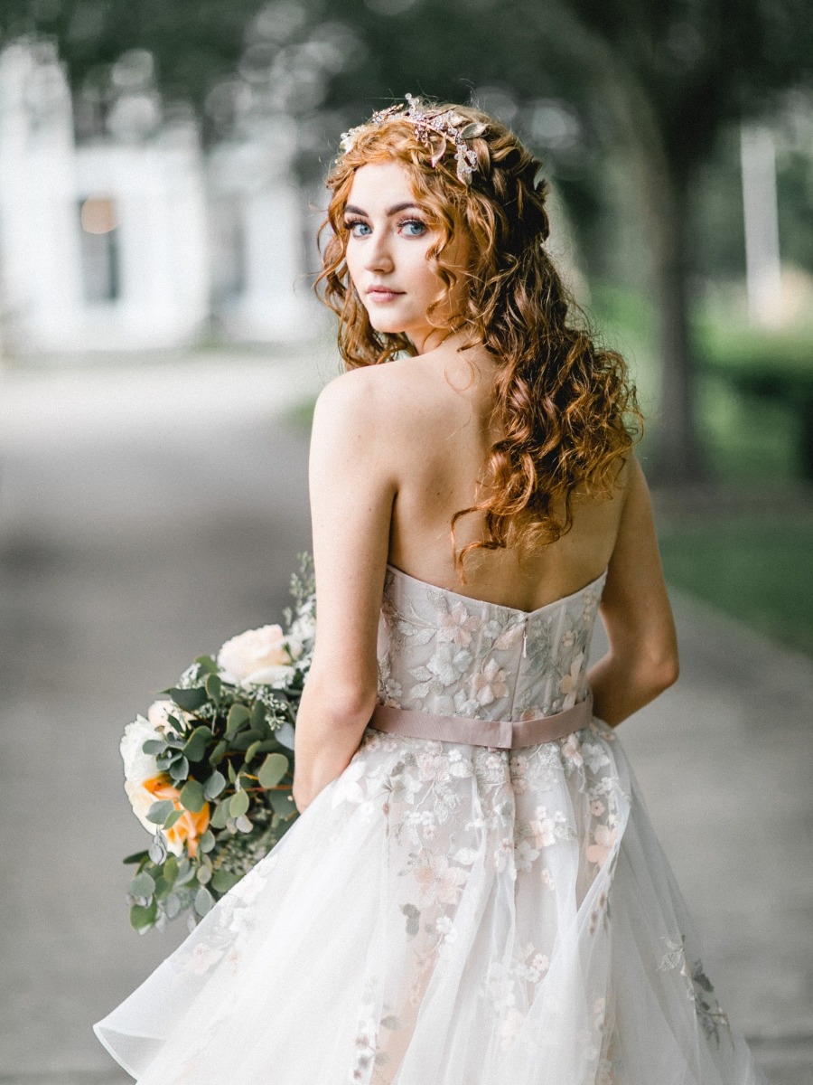 Sweet Peach Themed Manor House Wedding Day