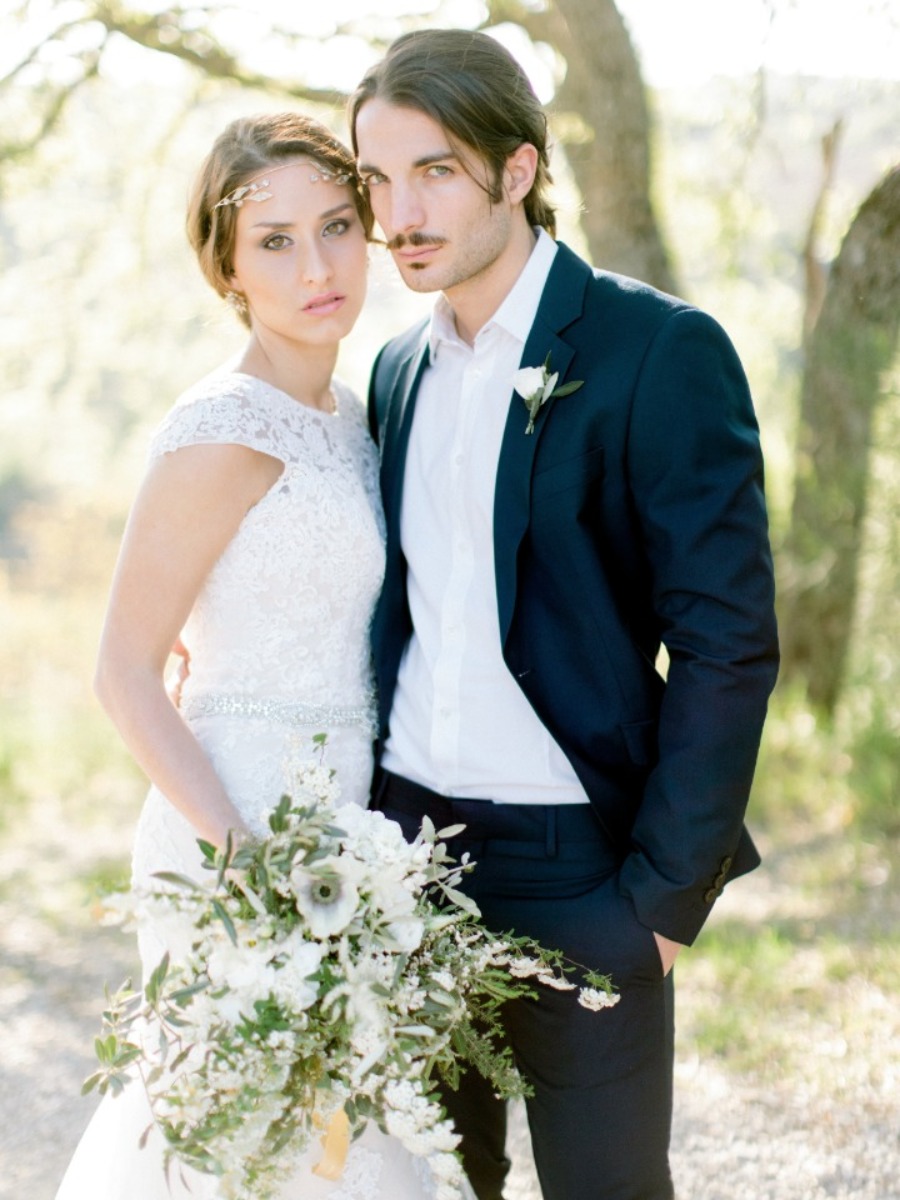 Opulent Blue and Gold Wedding Ideas From Tuscany