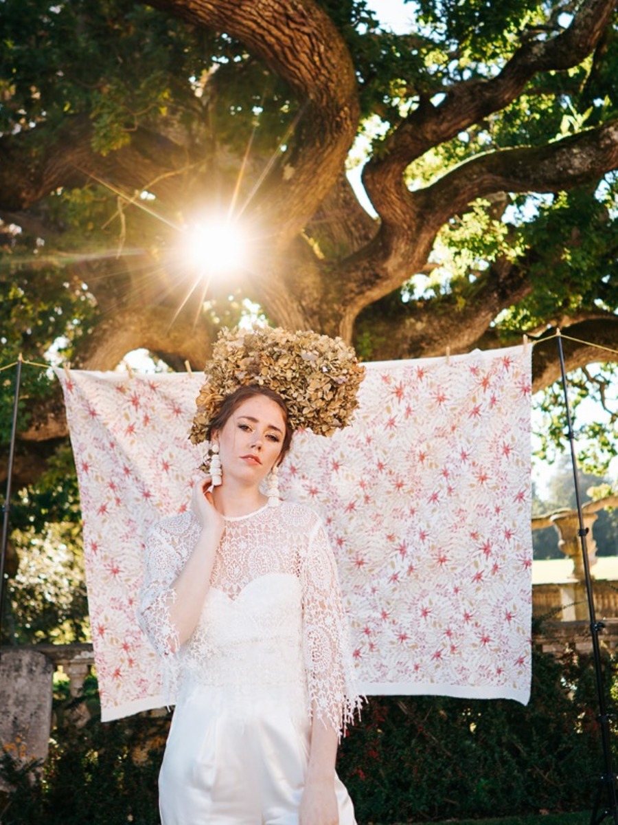A fall wedding at Somerley House in the UK