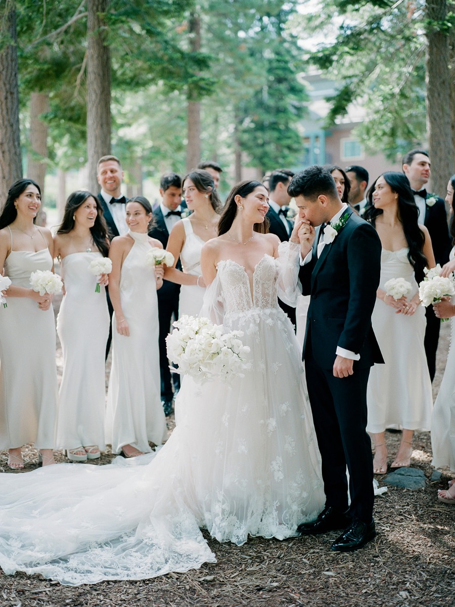 What does a fashion influencer wear to her wedding? THIS