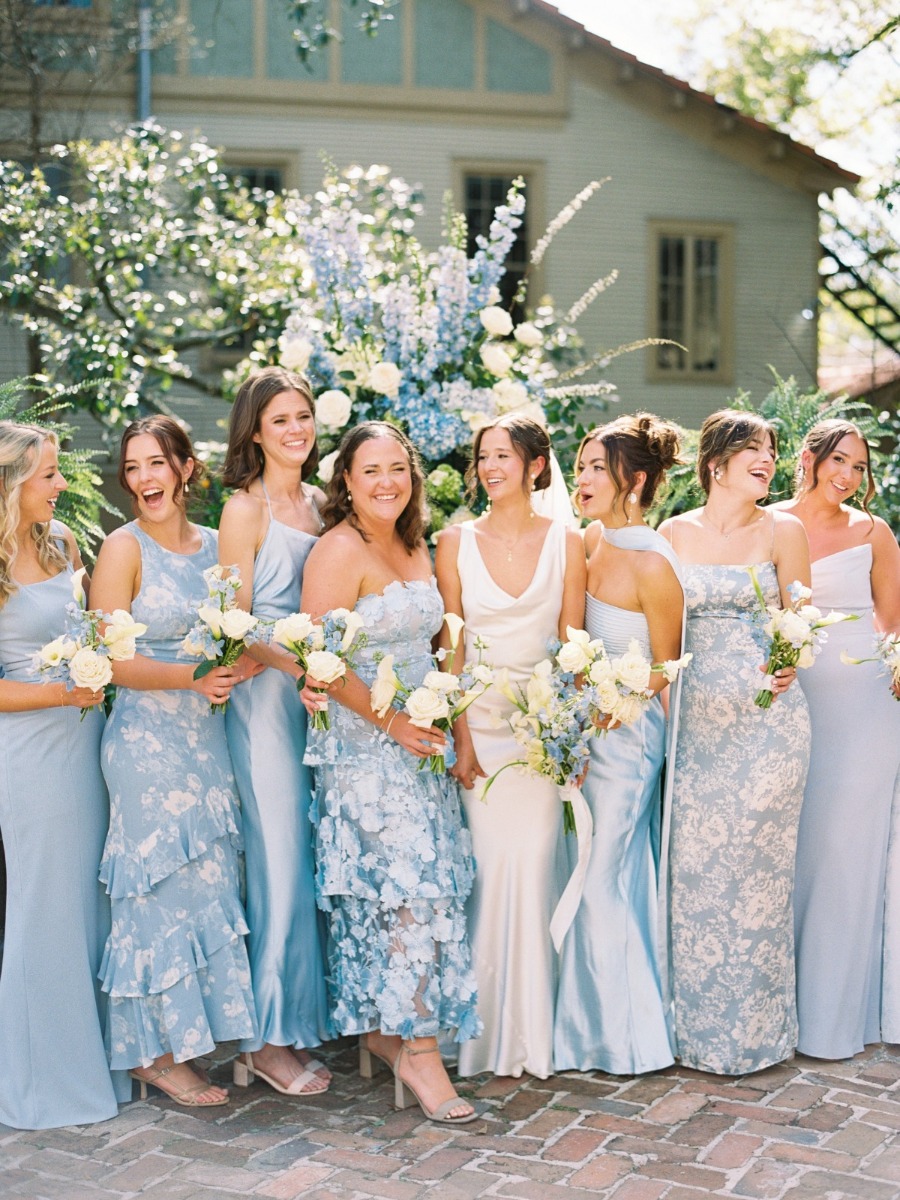 A clean, editorial-inspired Nola wedding topped off with a parade