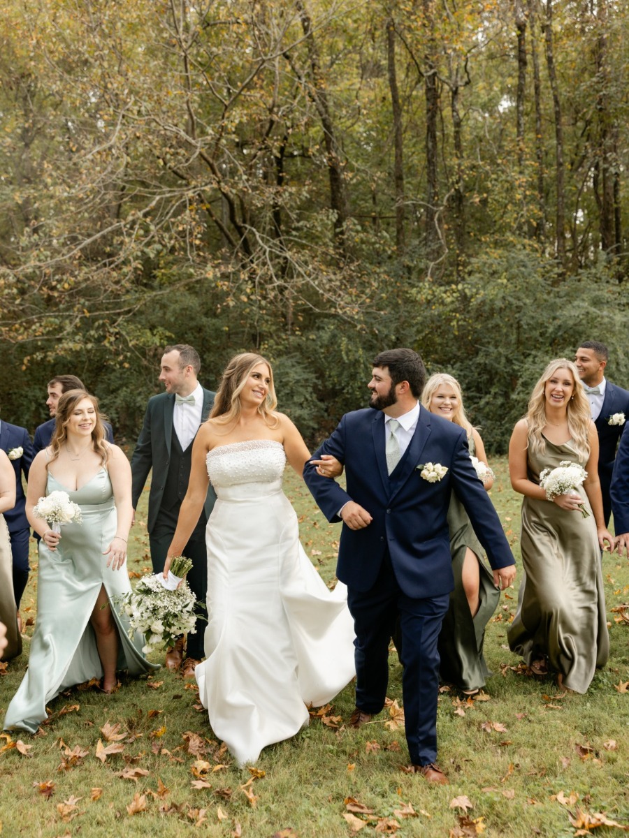 Backyard wedding with the coolest food stations we've ever seen