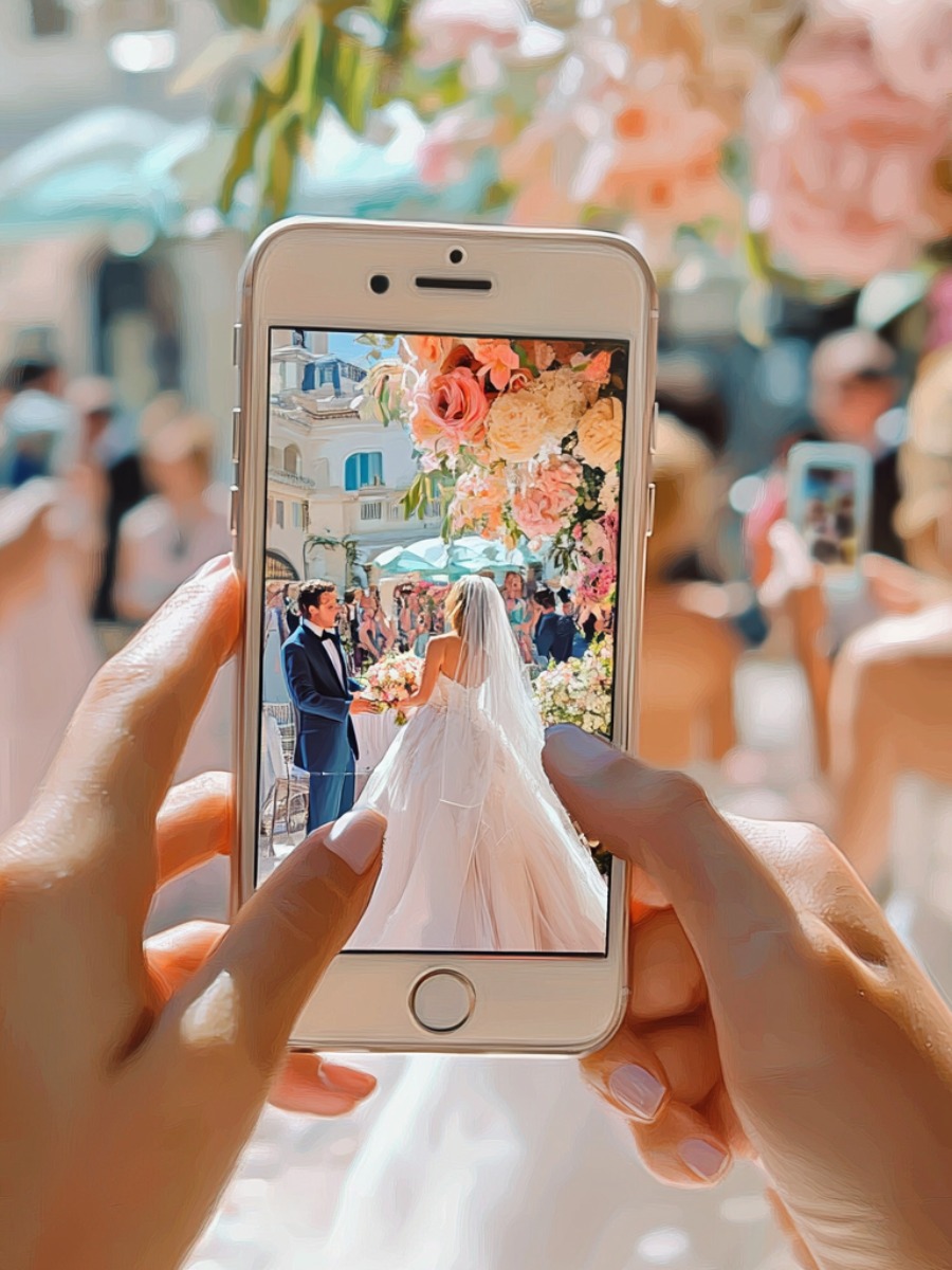 This is how couples and their guests are sharing photos instantly