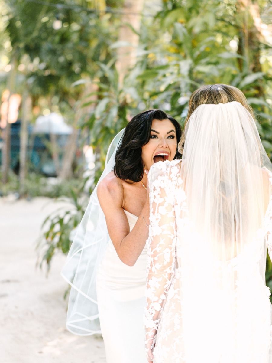 Tropical hued and fashion-filled beach soirée in key largo