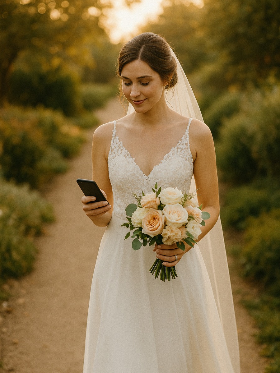 Schedule your wedding communication so you can be in the moment