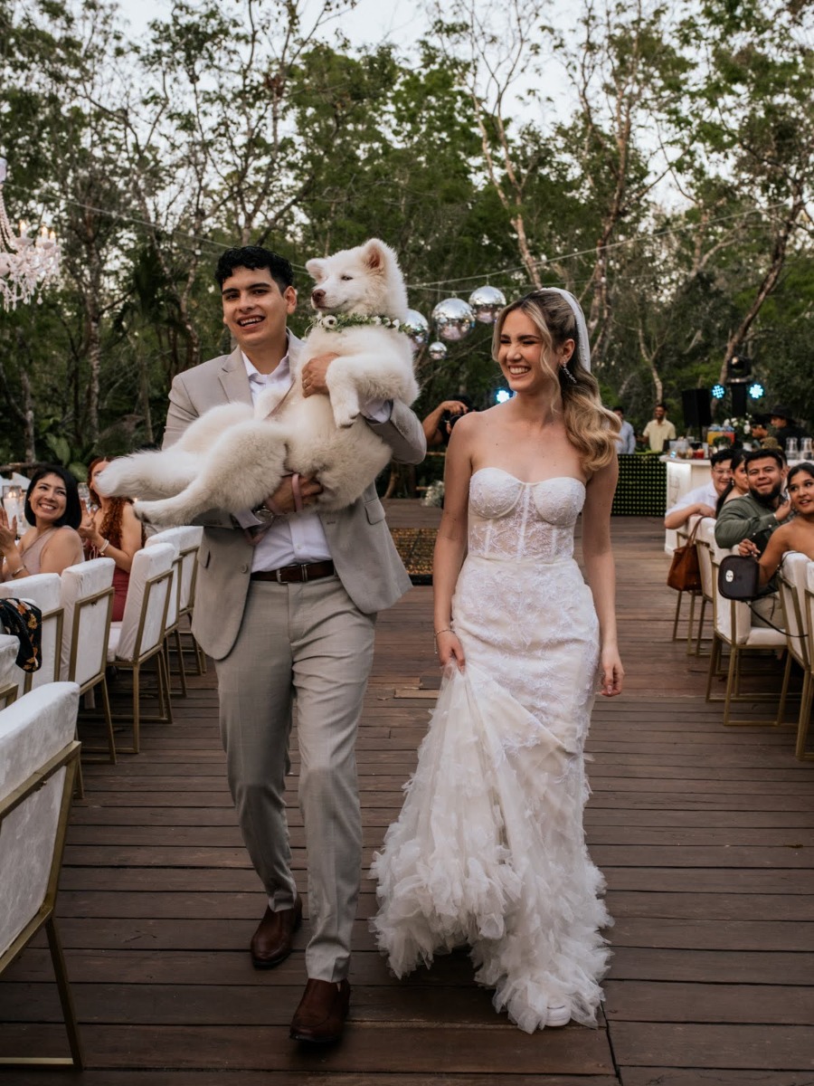 Wedding in Tulum that shows just how easy it is to include your dog