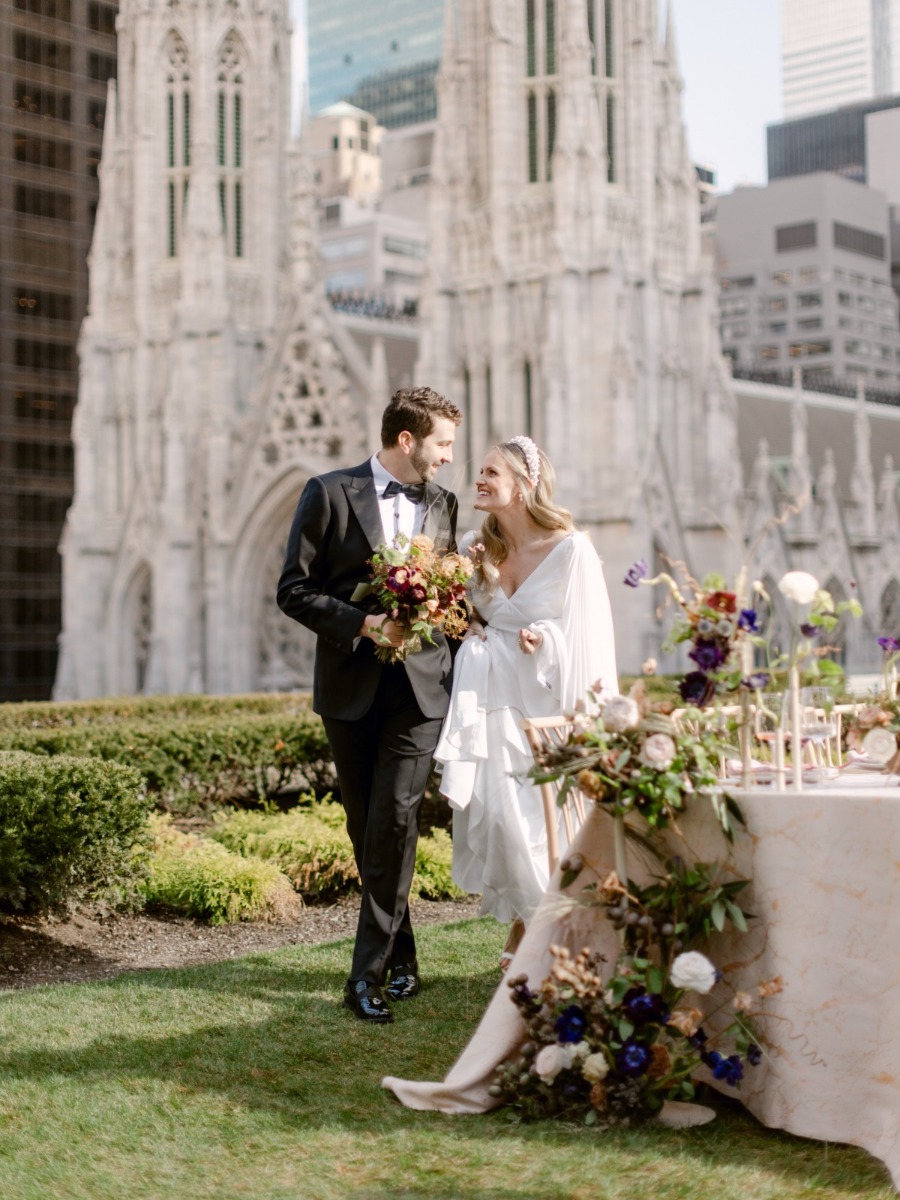 Rooftop wedding in NYC with a powerhouse team of all-female vendors