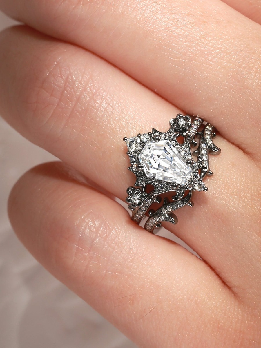 Nontraditional engagement rings because your love defies ordinary