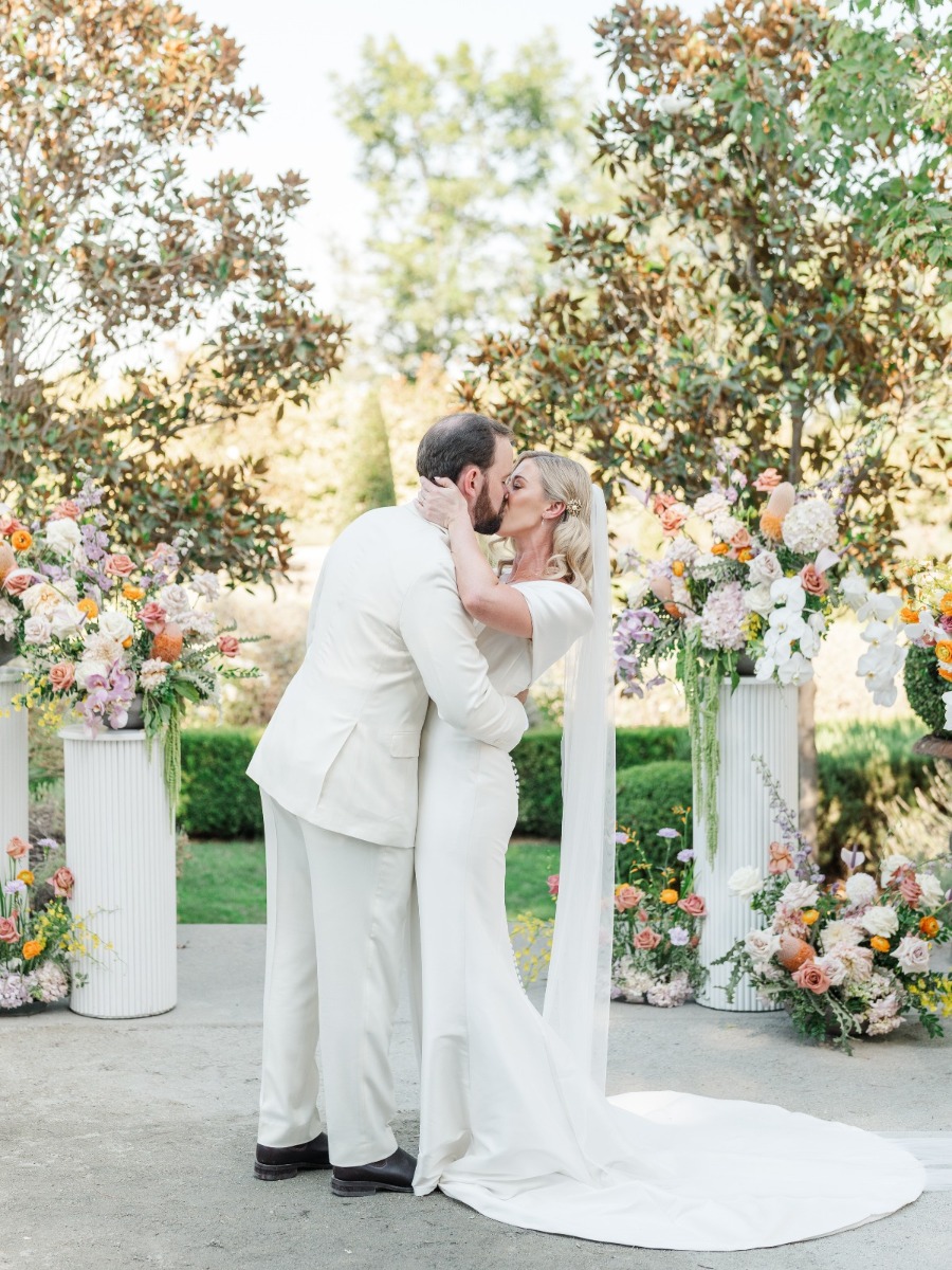 The prettiest pastel wedding in northern california