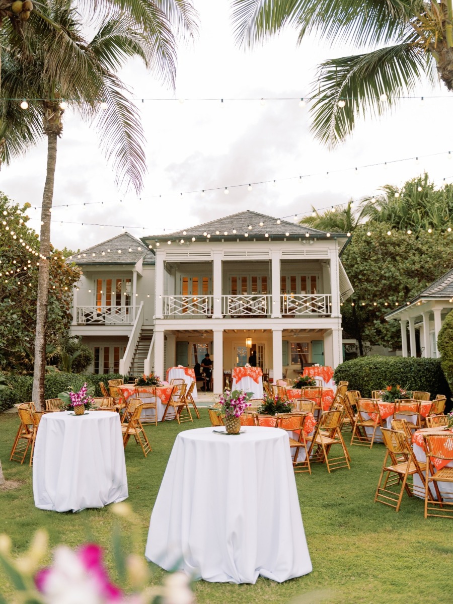 Bahama Beach Wedding Bursting with Color and Coastal Charm