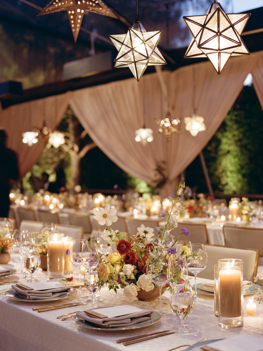 Emmy award-winning producer's luxury farmer's market-inspired wedding