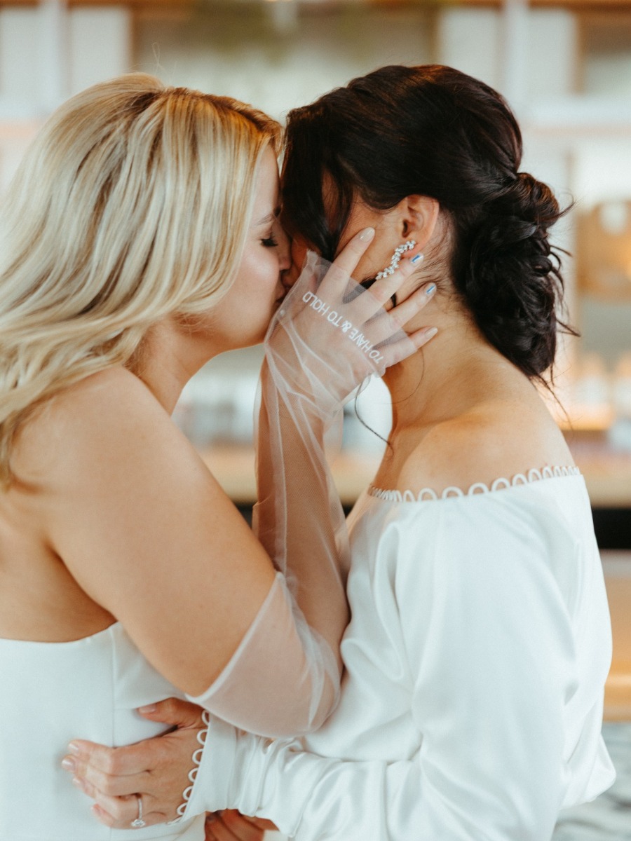 These brides hired stylists to dress them for their big day