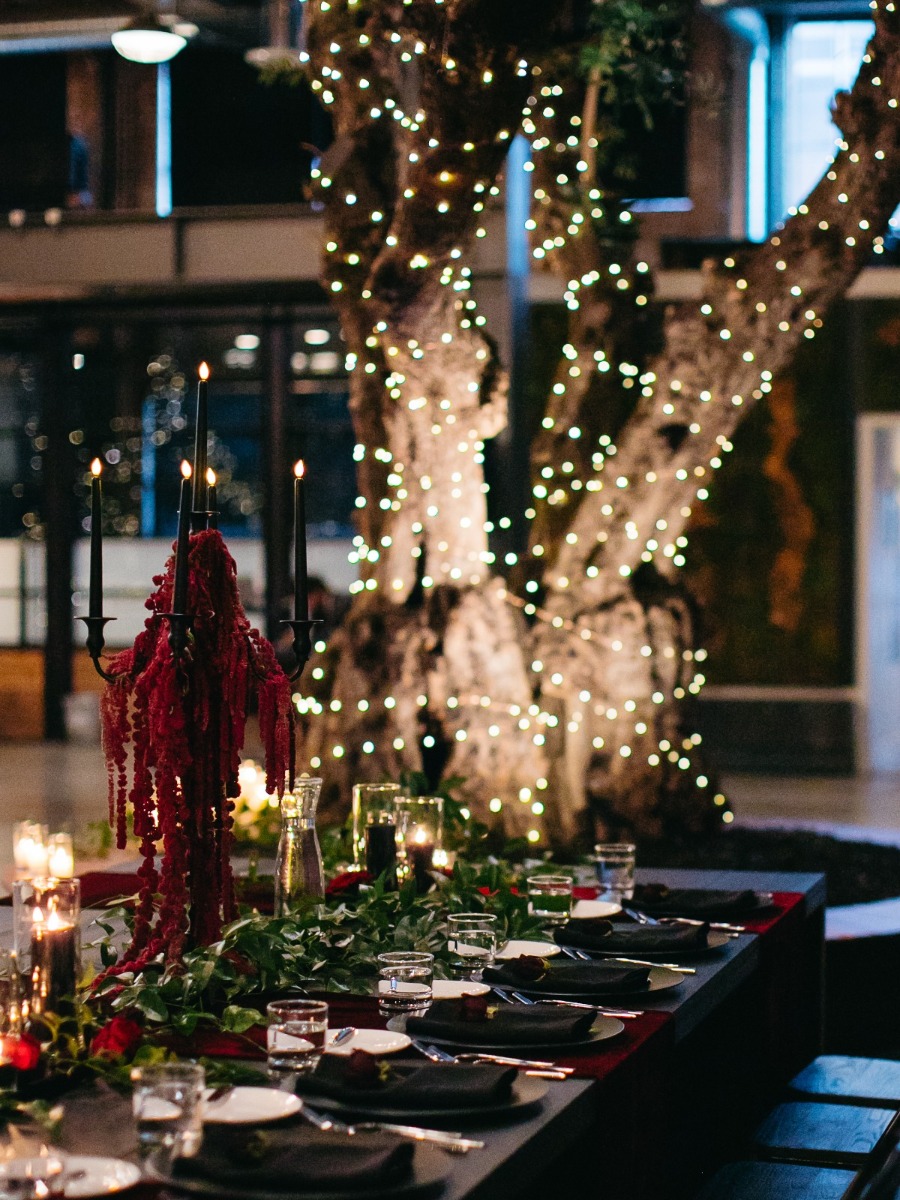 Journey to Middle Earth for this goth wedding in time for Halloween