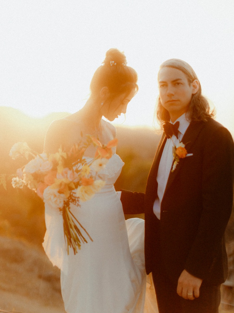 Vibrant destination wedding inspired by a mexican sunset