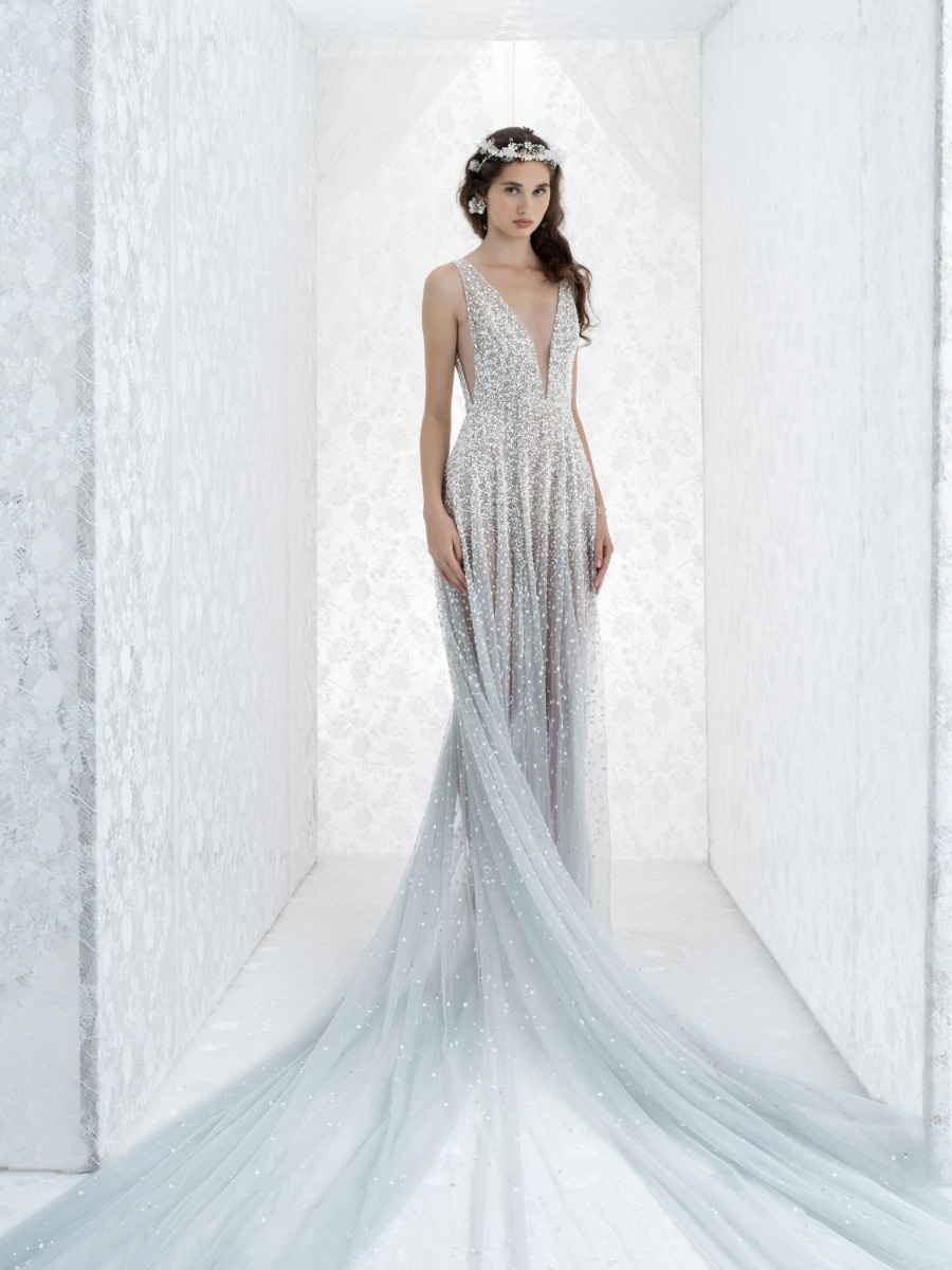 Moonlight & Tulle: Reem Acra’s Most Delicate Bridal Collection Yet